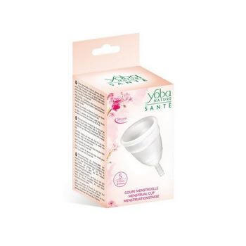 Белая менструальная чаша Yoba Nature Coupe - размер S
