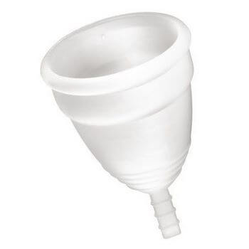 Белая менструальная чаша Yoba Nature Coupe - размер L