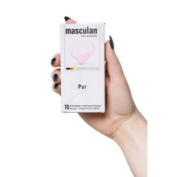 Супертонкие презервативы Masculan Pur - 10 шт.