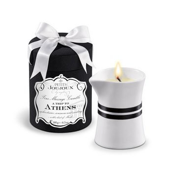 Массажное масло в виде большой свечи Petits Joujoux Athens с ароматом муската и пачули