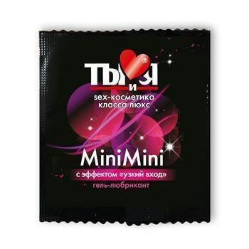 Женский сужающий гель-лубрикант MiniMini в одноразовой упаковке - 4 гр.