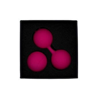Ярко-розовый набор для тренировки вагинальных мышц Kegel Balls