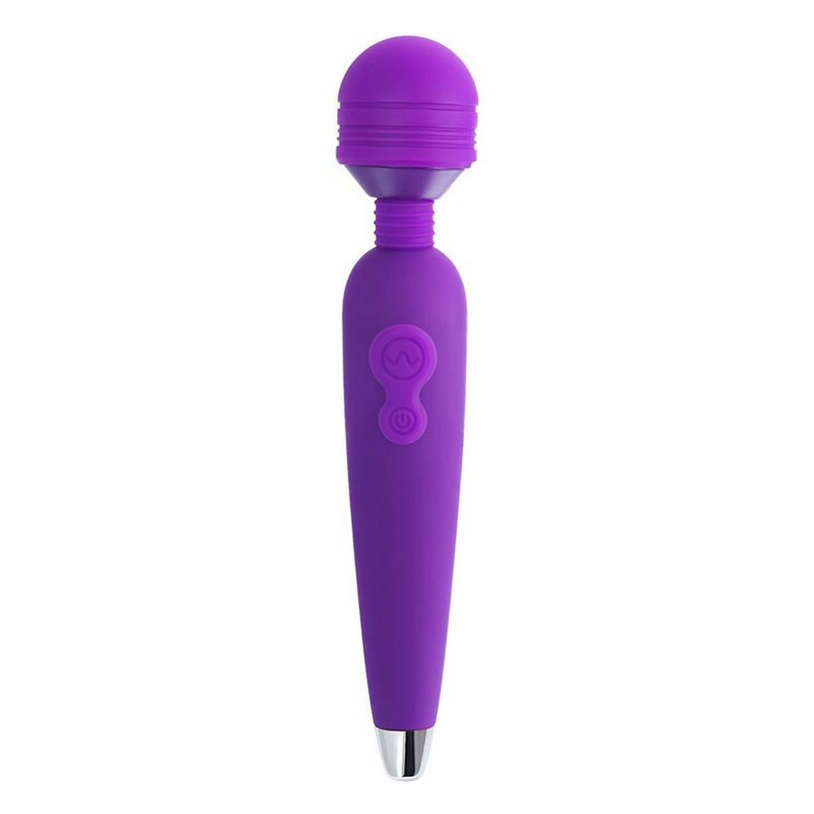 Фиолетовый вибратор-жезл Kily - 18,7 см.