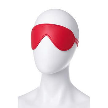 Красная маска Anonymo из искусственной кожи