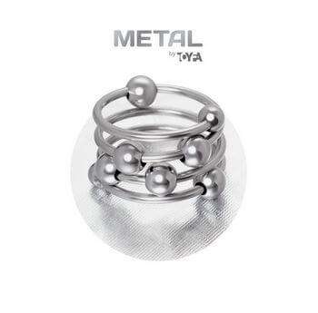 Малое металлическое кольцо под головку пениса
