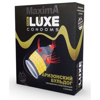 Презервативы Luxe MAXIMA №1 Аризонский Бульдог