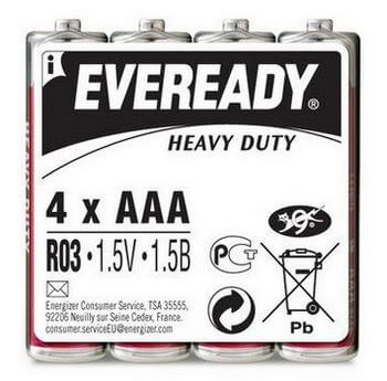 Батарейки EVEREADY R03 типа AAA - 4 шт.