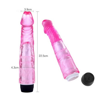 Вибратор реалистик розовый 22,5х 4 см