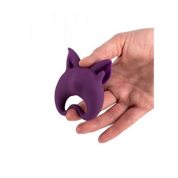 Фиолетовое перезаряжаемое эрекционное кольцо Kitten Kiki