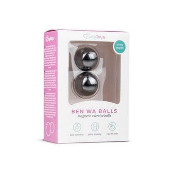 Темно-серые вагинальные шарики без сцепки Ben Wa Balls