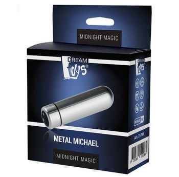 Металлическая водонепроницаемая вибропуля Metal Michael - 6,9 см.