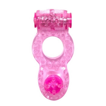 Эрекционное кольцо с вибрацией Rings Ringer pink