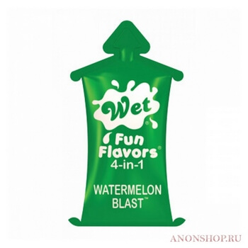 Оральная смазка Wet Fun Flavors со вкусом арбуза 10 мл