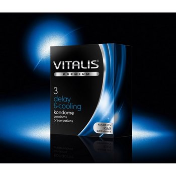 Презервативы VITALIS premium №3 delay& cooling