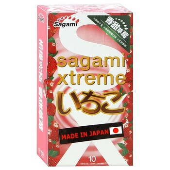 Презервативы Sagami Xtreme Strawberry 10S